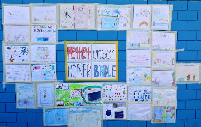 Die großen und kleinen Freibad-Fans in Winnenden-Höfen setzen sich stark dafür ein, dass ihr Bädle wieder aufgebaut und weiterbe