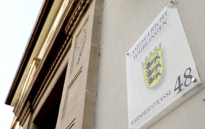 Zeugenflucht im Fahrerflucht-Prozess: Eine Frau drückt sich vor der Aussage und flüchtet aus dem Amtsgericht Waiblingen, als sie