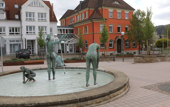 Der Marktplatz in Plüderhausen soll umgestaltet werden. (Archivfoto)