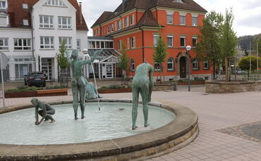 Der Marktplatz in Plüderhausen soll umgestaltet werden. (Archivfoto)