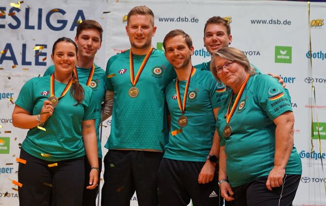 Das erfolgreiche Team der SGi Welzheim (von links): Elia Canales, Jonathan Vetter, Armin Hense, Christian Weiss, Sven Herzig, Be