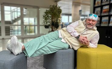 Fast immer gut drauf: Luigi, der "Hofnarr" vom Cannstatter Volksfest.