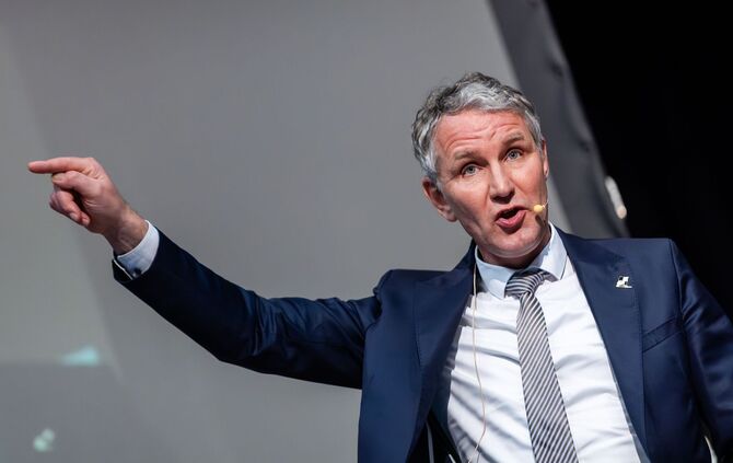 AfD-Wahlkampf mit Höcke in Reutlingen