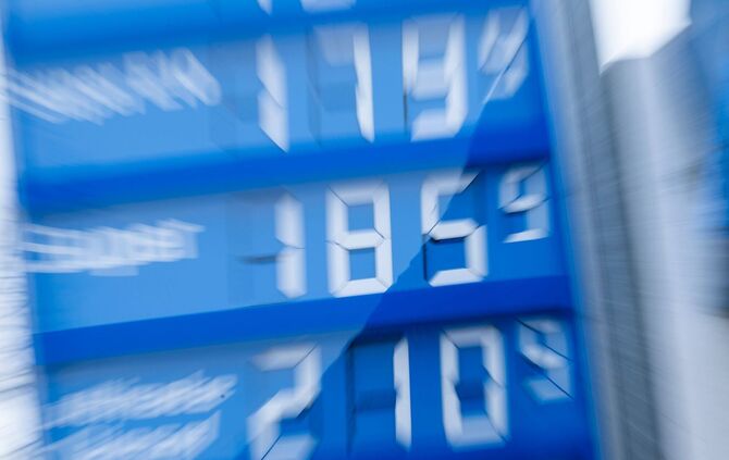 Kraftstoffpreise an der Tankstelle