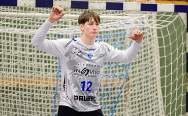 Der TVB-Torhüter Benedikt Starkloff war für sein Team vor allem in der Schlussphase gegen Fürstenfeldbruck ein verlässlicher Rüc