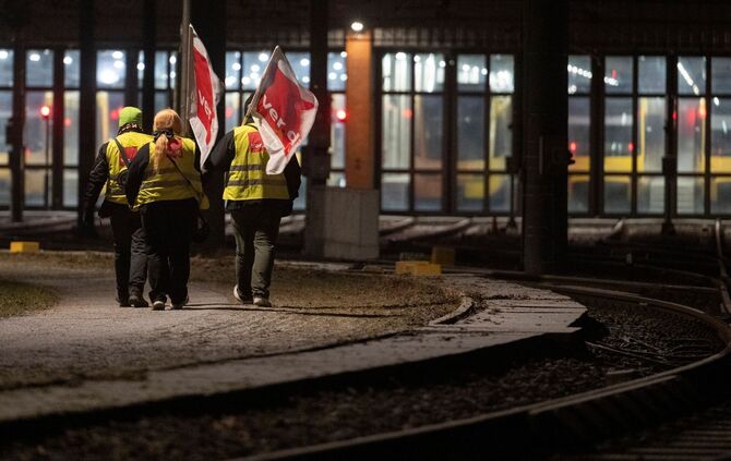 Verdi-Warnstreiks im Nahverkehr – Baden-Württemberg
