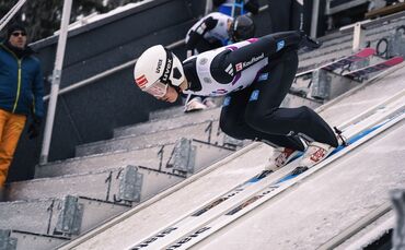 Janne Holz, hier auf der Schanze in Oberhof, ist in guter Form und freut sich auf die Junioren-WM in Lillehammer.