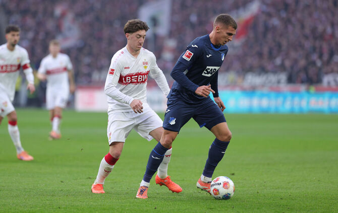 Grische Prömel und Angelo Stiller spielen wohl bald beim VfB Stuttgart zusammen.