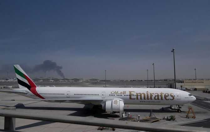 Angriff auf den Iran - Flughafen in Dubai