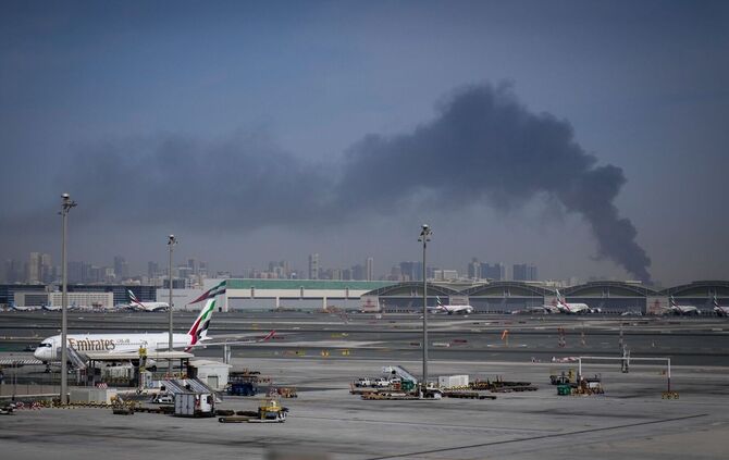 Angriff auf den Iran - Flughafen in Dubai