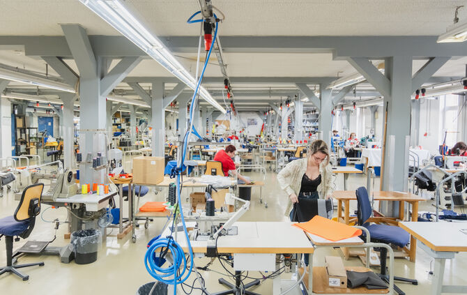 Bei Kübler in Plüderhausen wird hochwertige Arbeitskleidung hergestellt.