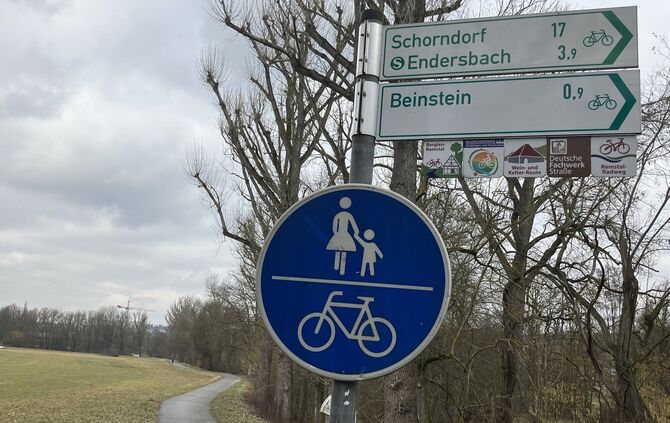 Der Rad-Verkehr wird während der Sperrung des Remstalradwegs (Archivfoto) zwischen Geheimer Mühle und Kernstadt doch nicht über