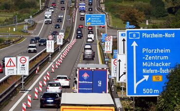 Ausbau der A8 bei Pforzheim