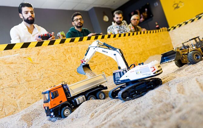 Bagger-Café öffnet in Hannover