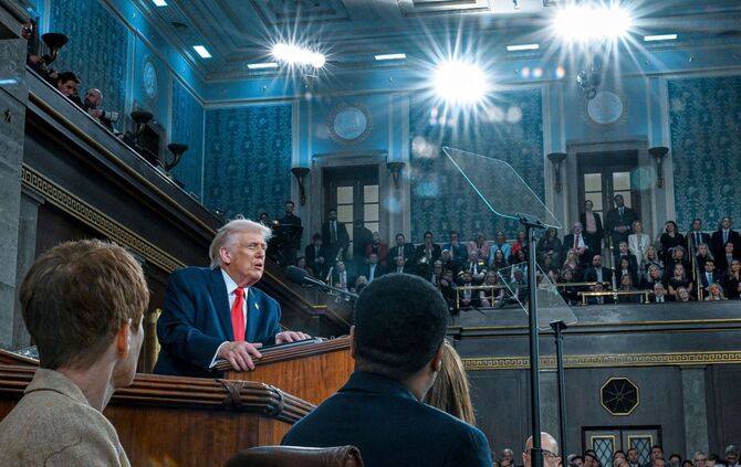 Donald Trump im Kapitol