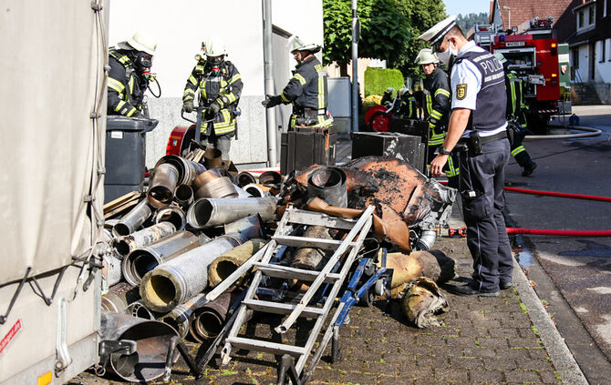 Brand in Rudersberg