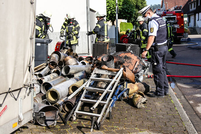 Brand in Rudersberg