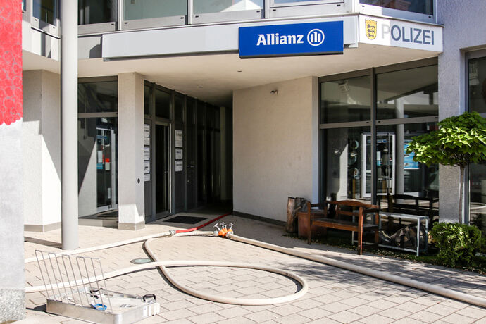 Kellerbrand, Backnanger Str., Rudersberg, 14.07.2020.