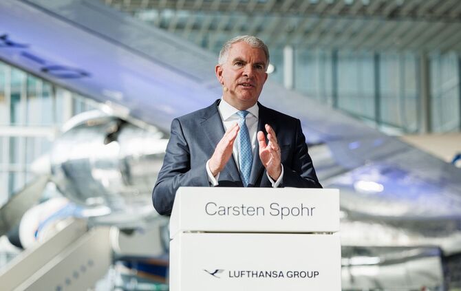 Lufthansa-Chef Carsten Spohr sieht trotz Nahostkrise Chancen.
