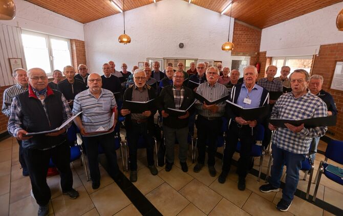 Gegen den Trend wächst und gedeiht der Männerchor Spätlese Wieslauftal.