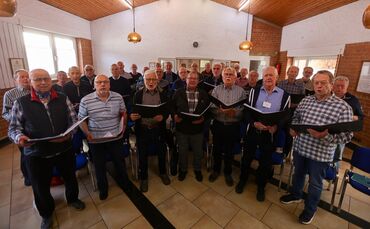 Gegen den Trend wächst und gedeiht der Männerchor Spätlese Wieslauftal.