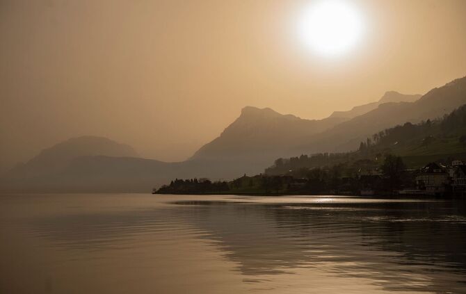 Saharastaub am Vierwaldstättersee