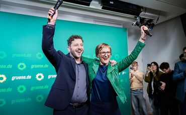 Landtagswahl in Baden-Württemberg - Wahlparty Grüne in Berlin