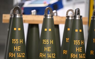 Artilleriegranaten von Rheinmetall