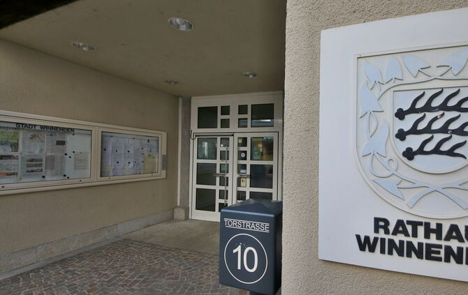 Das Rathaus an der Torstraße in Winnenden. (Archivfoto)