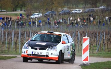 Bester Rems-Murr-Starter: Trotz technischer Probleme an seinem Honda Civic Type-R war der Winnender Marcel Knorpp in Öhringen al