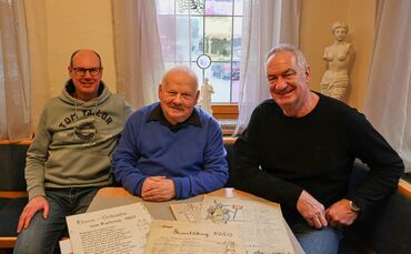 Tragen den Karlsverein zu Grabe: Karl Gohl, Karl-Heinz Kefer und Karl Georg Bärlin (von links).