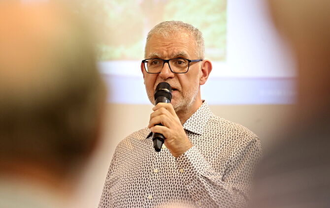 Dr. Manfred Baumann von der Hospizstiftung Rems-Murr-Kreis.