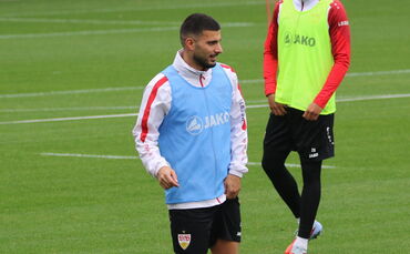 Deniz Undav im Training des VfB Stuttgart.