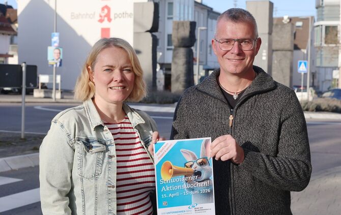 Franzi Krämer und Marco Buglowski hoffen auf möglichst viele teilnehmende Betriebe.