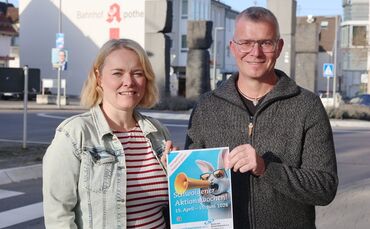 Franzi Krämer und Marco Buglowski hoffen auf möglichst viele teilnehmende Betriebe.