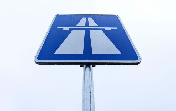 Verkehrszeichen Autobahn