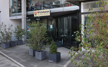 Alter Postplatz in Waiblingen: Oben "Wirtshaus", unten aktuell leer. Das soll sich bald ändern.