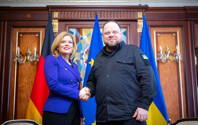 Bundestagstagspräsidentin Klöckner in der Ukraine