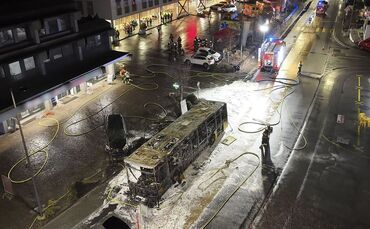 Linienbus ausgebrannt - Tote und Verletzte in der Schweiz