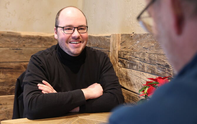 Beim Interview zu seiner Bewerbung war Maximilian Matuschek noch optimistisch. Archivbild