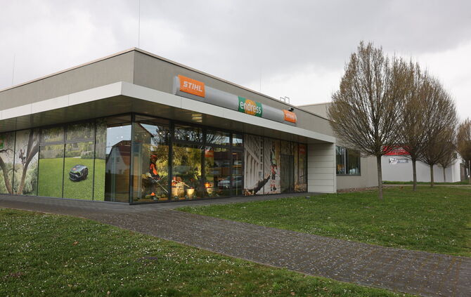 Die Filiale von Endress Motorgeräte in Waiblingen-Hegnach.