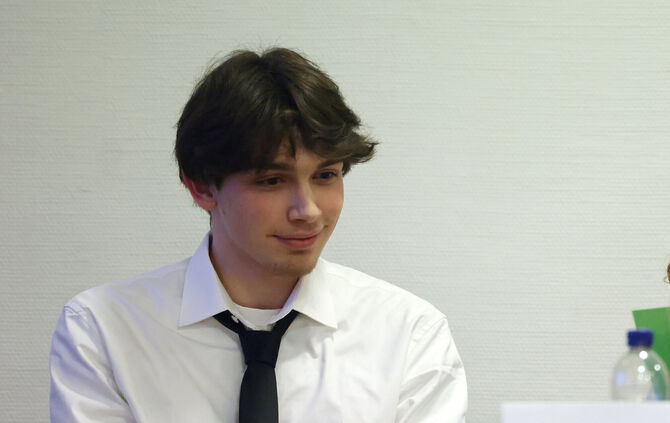 Jasin Keskin, Co-Kreisvorsitzender der Jusos, war vor der Landtagswahl beim Junge-Wähler-Forum des Zeitungsverlags Waiblingen da