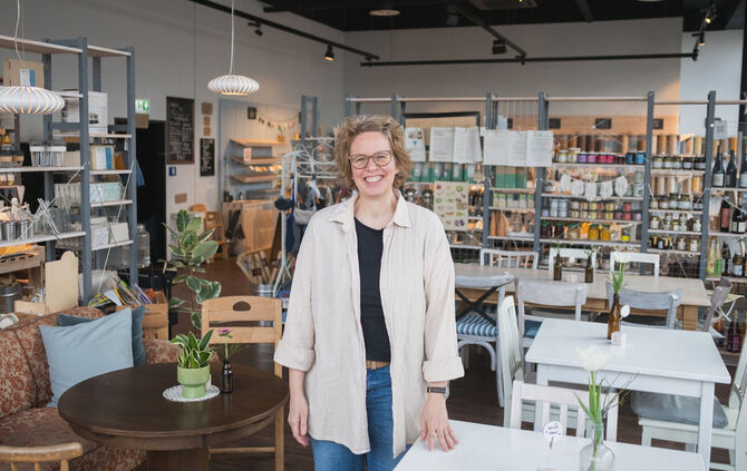 Ihr Herz schlägt für die "Bergerei": Corinna Koebe blickt zuversichtlich in die Zukunft.