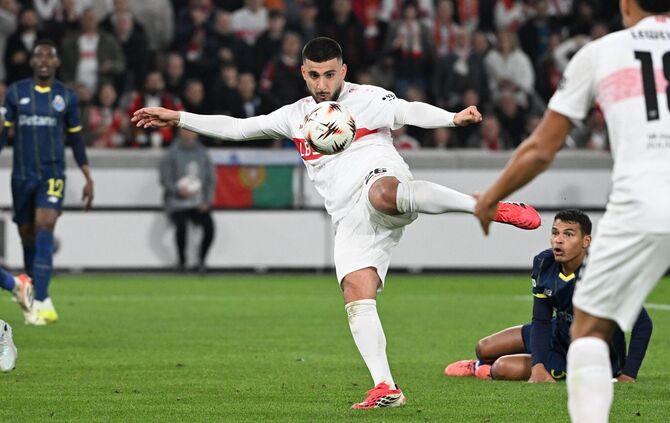 Deniz Undav schoss das 1:2 - und ärgerte sich mächtig über die Provokationen des FC Porto.