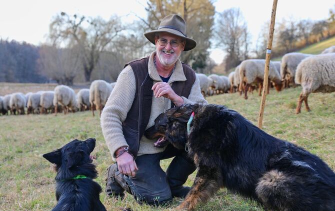 Jochen Bacher (54) ist heute leidenschaftlicher Schäfer.