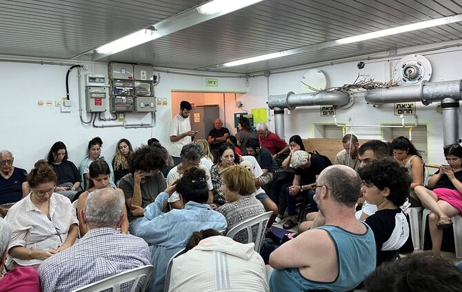 Nahostkonflikt - Tel Aviv - Luftschutzbunker