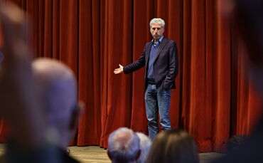 Boris Palmer ist zurück auf dem Engelberg: Auf Einladung des Freundeskreises Ehemaliger Engelberger hat der Politiker neben ande