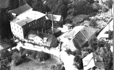 So sah die 1989 abgebrochene Krämermühle in der heutigen Bismarkstraße einst aus - eine Gesamtansicht aus dem Jahr 1930.