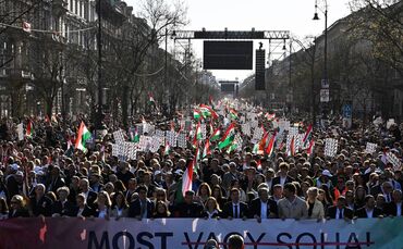 Ungarn Nationalfeiertag - Demonstration der Opposition