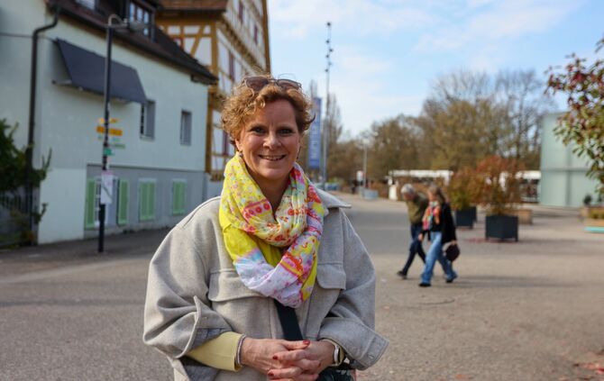 Katja König, Mitarbeiterin in der Touristinformation Waiblingen. Sie verrät ebenfalls zwei ihrer persönlichen Favoriten.